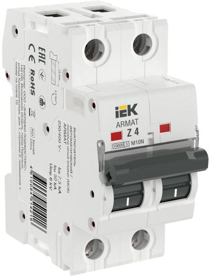 ARMAT Автоматический выключатель M10N 2P Z 4А IEK