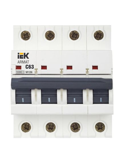 ARMAT Автоматический выключатель M10N 4P D 8А IEK, изображение 5