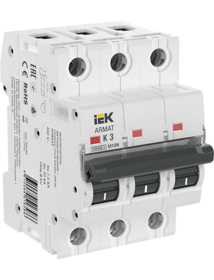 ARMAT Автоматический выключатель M10N 3P K 3А IEK