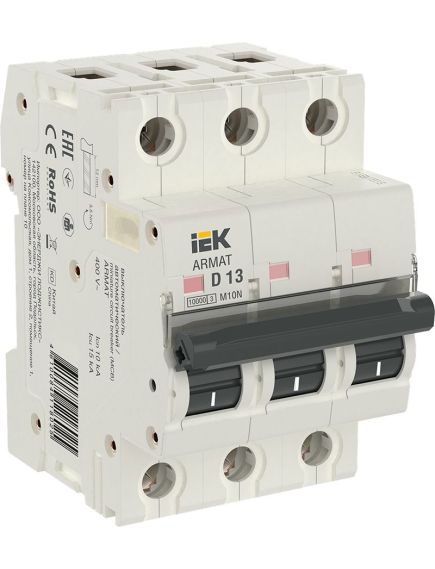 ARMAT Автоматический выключатель M10N 3P D 13А IEK