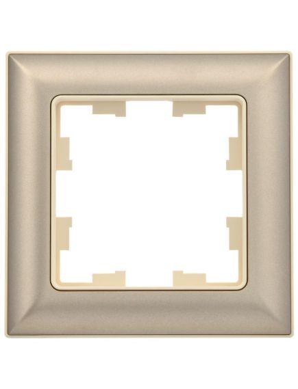 BRITE Рамка 1-местная РУ-1-Бр бежевый/шампань IEK, изображение 6