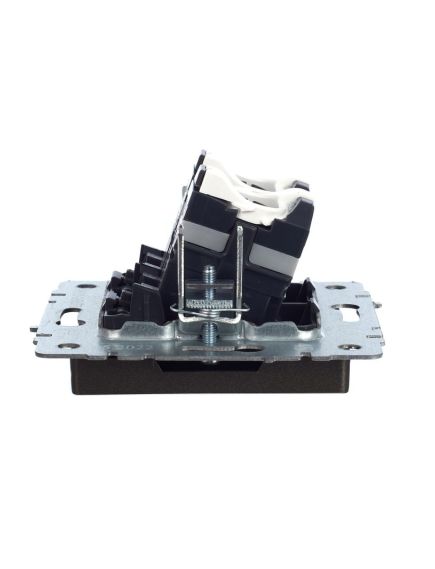 BRITE Розетка компьютерная двойная RJ45 кат.5E РК10-2-БрТБ темная бронза IEK, изображение 2