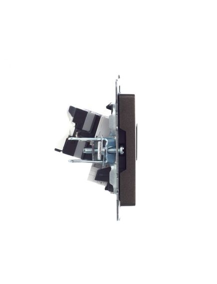 BRITE Розетка двойная RJ11+RJ45 кат.5E РК/Т12-БрТБ темная бронза IEK, изображение 8