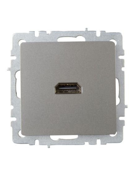 BRITE Розетка HDMI РHDMI-0-БрС сталь IEK, изображение 6