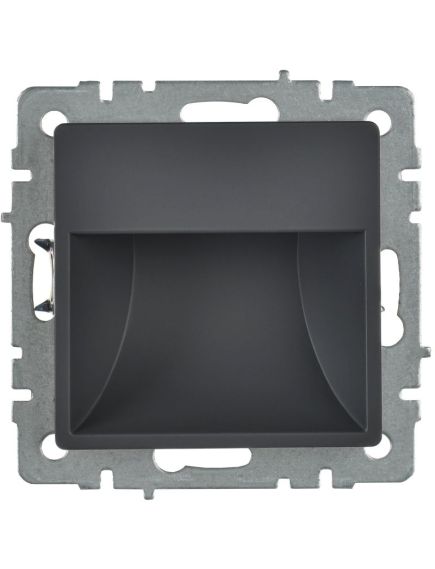 BRITE Подсветка светодиодная встраиваемая ПЛ20-БрГ графит IEK, изображение 5