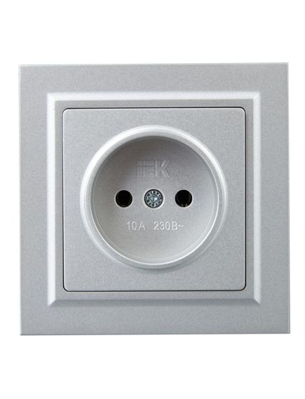 BRITE Розетка 1-местная без заземления без защитных шторок 10А РС10-1-0-БрГ графит IEK, изображение 16