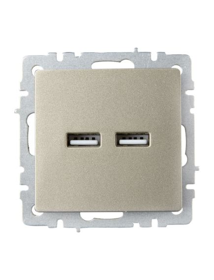 BRITE Розетка USB A+A 5В 3,1А РЮ10-1-БрТБ темная бронза IEK, изображение 22