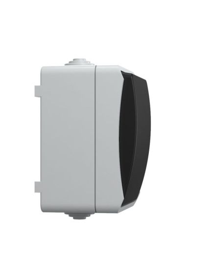 FORS Выключатель 1-клавишный проходной для открытой установки 10А IP54 ВС20-1-0-ФСр серый IEK, изображение 4