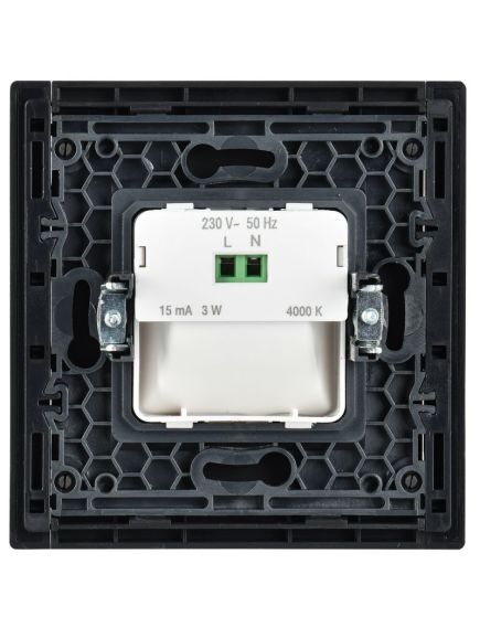 FORTE&PIANO Подсветка LED встраиваемая FP157 черный IEK, изображение 3