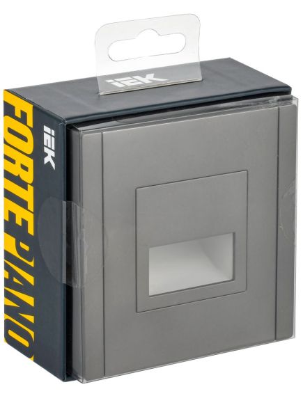 FORTE&PIANO Подсветка LED встраиваемая FP557 сталь IEK, изображение 2