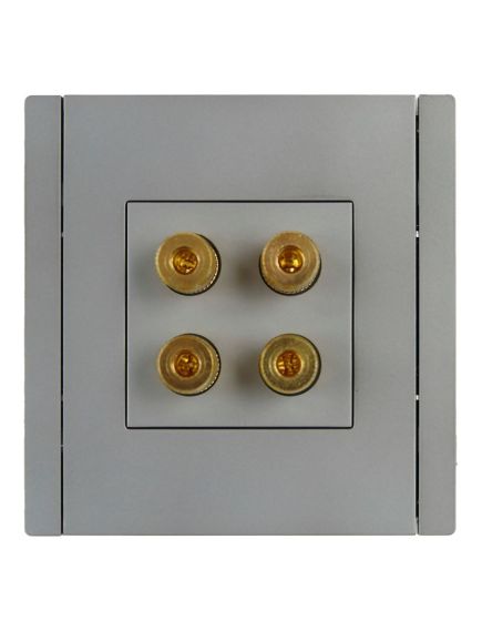 FORTE&PIANO Аудиорозетка 4-местная FP539 сталь IEK, изображение 6