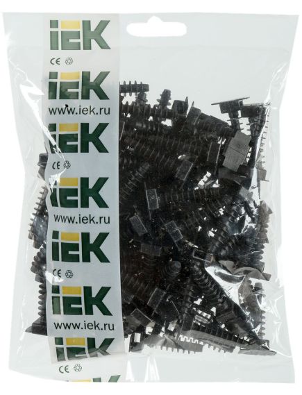 Площадка ПМ 22х16х6мм под винт черная (100шт) IEK, изображение 4