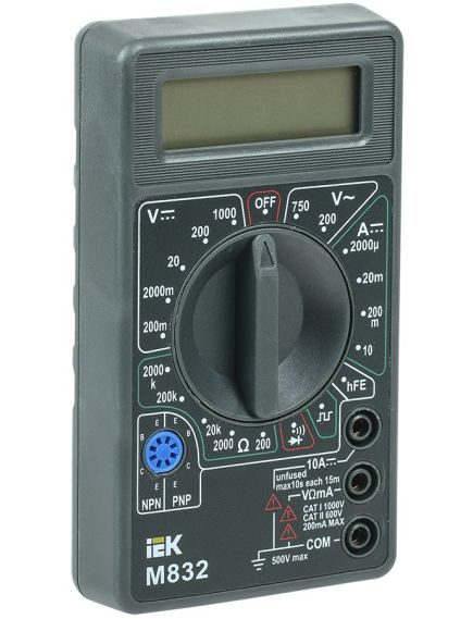 Мультиметр цифровой Universal M832 IEK