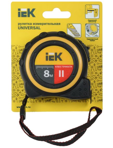 Рулетка измерительная Universal 8м IEK, изображение 3