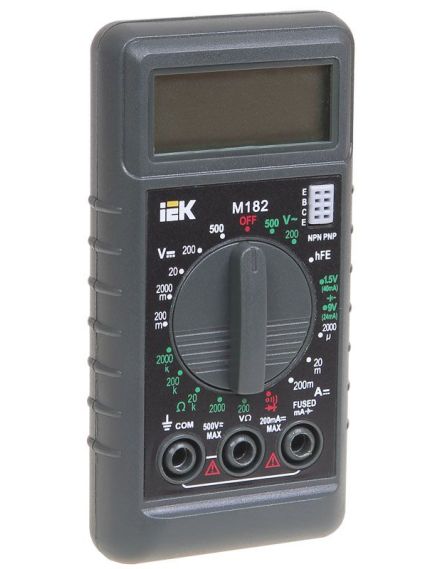 Мультиметр цифровой Compact M182 IEK
