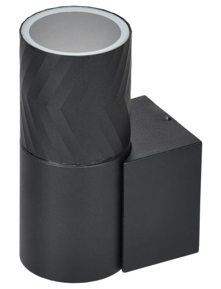 LIGHTING Светильник уличный 5107 настенный под лампу GU10 IP65 черный IEK