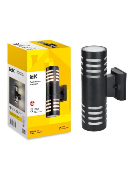 LIGHTING Светильник уличный 5101 настенный под лампу E27 IP54 черный IEK, изображение 5