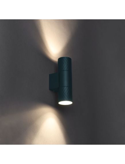 LIGHTING Светильник уличный 5108 настенный под лампу 2хGU10 IP65 серый IEK, изображение 3