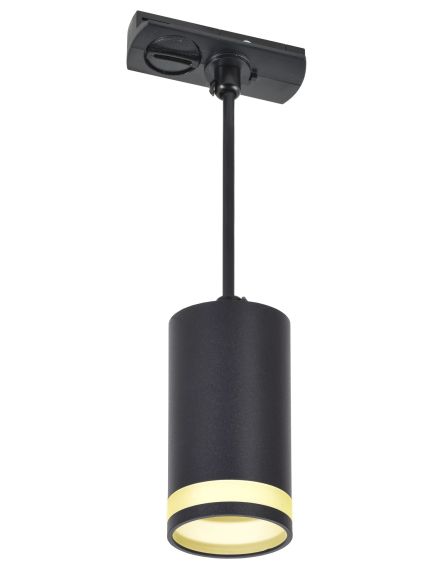 LIGHTING Светильник 4117 декоративный трековый подвесной под лампу GU10 черный IEK, изображение 3