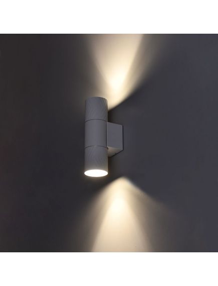 LIGHTING Светильник уличный 5108 настенный под лампу 2хGU10 IP65 белый IEK, изображение 5