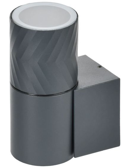 LIGHTING Светильник уличный 5107 настенный под лампу GU10 IP65 серый IEK