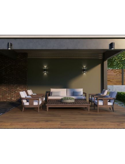 LIGHTING Светильник уличный 5101 настенный под лампу E27 IP54 черный IEK, изображение 4