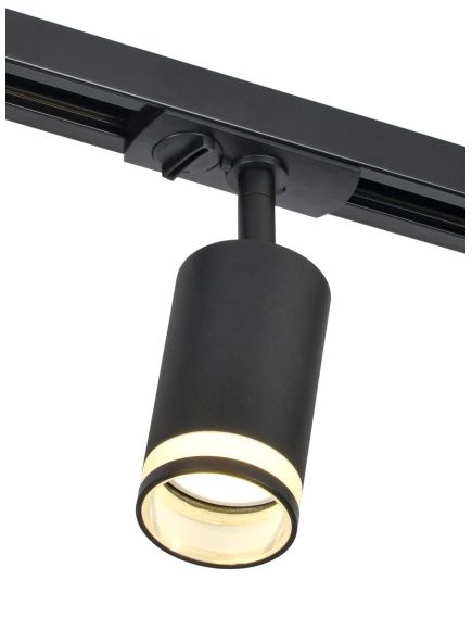 LIGHTING Светильник 4116 декоративный трековый поворотный под лампу GU10 черный IEK, изображение 3