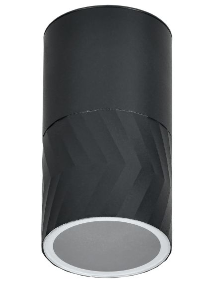 LIGHTING Светильник уличный 5110 потолочный под лампу GU10 IP65 черный IEK