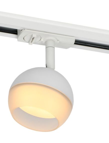LIGHTING Светильник 4118 декоративный трековый поворотный под лампу GX53 белый IEK, изображение 4