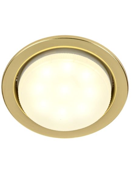 LIGHTING Светильник 4114 встраиваемый под лампу GX53 золото IEK, изображение 4
