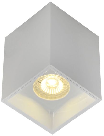 LIGHTING Светильник 4112 накладной потолочный под лампу GU10 белый пластик IEK, изображение 5