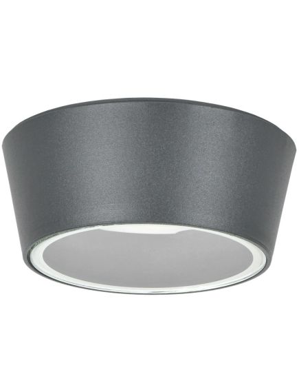 LIGHTING Светильник уличный 5104 потолочный под лампу GX53 IP65 серый IEK