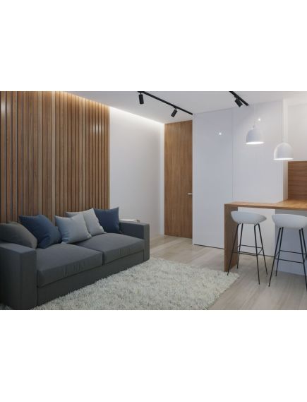 LIGHTING Светильник светодиодный трековый ДТО 1402 8Вт 4000К однофазный 50град черный IEK, изображение 5