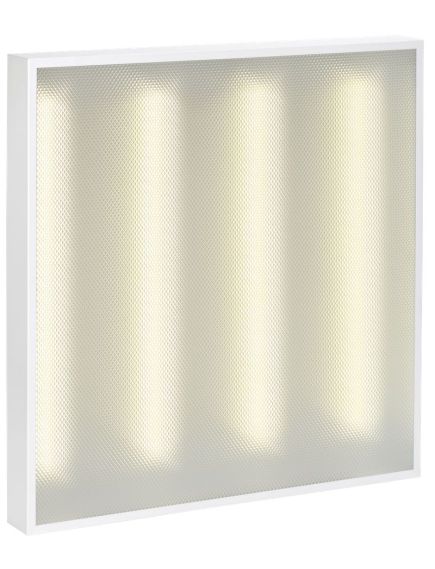 LIGHTING PRO Светильник светодиодный ДВО 2001D 40Вт 3000К IP40 588х588мм Грильято призма Dali IEK, изображение 7