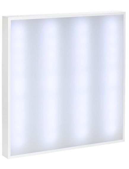 LIGHTING PRO Светильник светодиодный ДВО 2001D 40Вт 6500К IP40 588х588мм Грильято опал Dali IEK, изображение 2