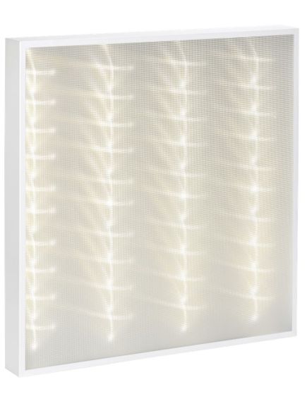 LIGHTING PRO Светильник светодиодный ДВО 2001D 45Вт 4000К IP40 588х588мм Грильято микропризма Dali IEK, изображение 4