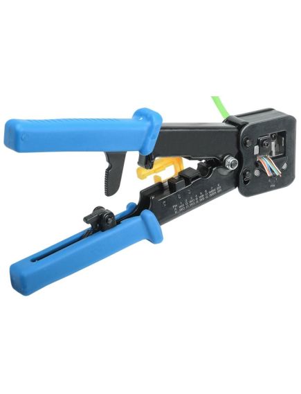 ITK Инструмент обжимной для RJ-45/12 с храповым механизмом вертикальный обжим, изображение 4