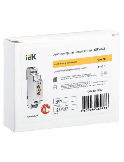 Реле температурное OTR-01 1 контакт 24-240В AC/DC ONI, 2 image