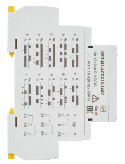 Реле времени ORT многофункциональное 2 контакта 12-240В AC/DC IEK, изображение 8