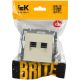 BRITE Розетка компьютерная двойная RJ45 кат.5E РК10-2-БрКр бежевый IEK, изображение 2