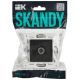 SKANDY Розетка TV оконечная SK-A12G графит IEK, 2 image