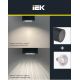 LIGHTING Светильник уличный 5221 настенный под лампу 2хGU10 IP65 черный IEK, изображение 3