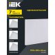 LIGHTING PRO Светильник светодиодный ДВО 1041 60Вт 5000К IP40 1195х595мм опал IEK, изображение 5