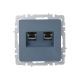 BRITE Розетка компьютерная двойная RJ45 кат.6 РК11-2-БрМ маренго IEK, изображение 5