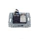 BRITE Розетка двойная RJ11+RJ45 кат.5E РК/Т12-БрМ маренго IEK, изображение 4