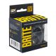 BRITE Розетка 1-местная с заземлением с защитными шторками 16А с USB A+A 5В 2,1А РЮш10-1-БрЧ черный IEK, изображение 6