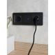 BRITE Розетка 1-местная с заземлением с защитными шторками 16А с USB A+A 5В 3,1А РЮш10-2-БрГ графит IEK, изображение 3