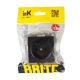 BRITE Розетка 1-местная без заземления без защитных шторок 10А в сб. РСР10-1-0-БрЧ черный IEK, изображение 7