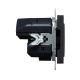 BRITE Розетка 1-местная с заземлением с защитными шторками 16А с USB A+A 5В 2,1А РЮш10-1-БрГ графит IEK, изображение 5