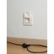 BRITE Розетка 1-местная с заземлением с защитными шторками и крышкой 16А IP44 РСбш10-3-44-БрЖ жемчуг IEK, изображение 8
